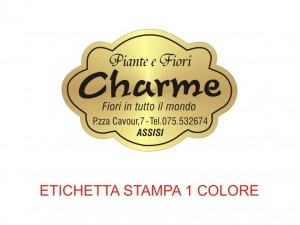 Etichette adesive per fioristi, fiorai e vivaisti (mm 40x28)  (cod.69G)
